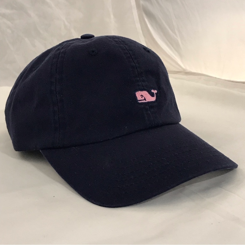 Vineyard Vines Adjustable Blue Ball Cap - image 8